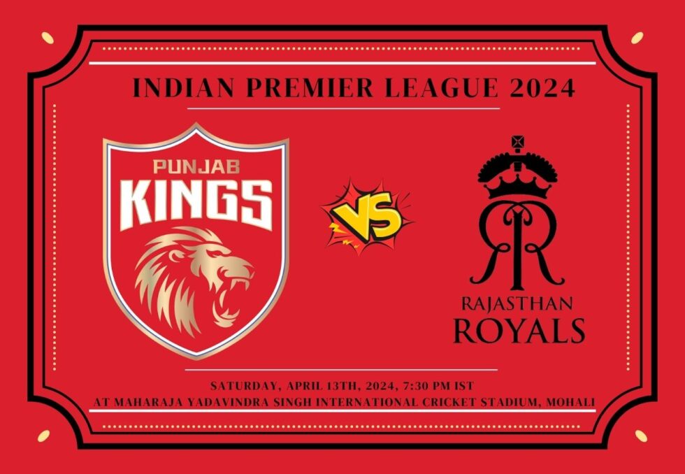 PBKS vs RR IPL 2024 Match Prediction Dream11 Team