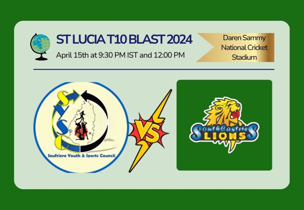 SSCS vs SCL St Lucia T10 Blast Prediction 2024